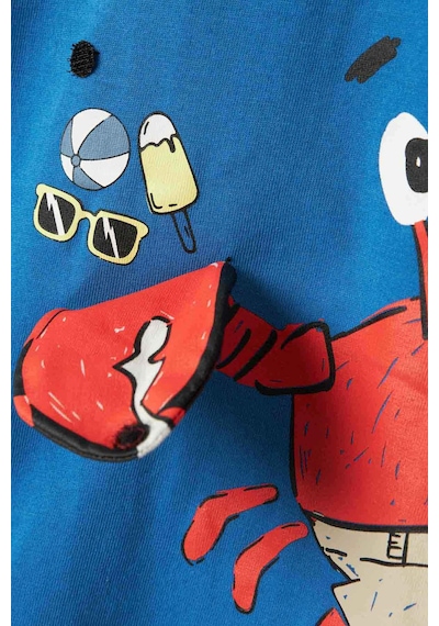 Name It Nmmfısh Nreg Ss Top Box Mavi Erkek Çocuk Kısa Kol T-shirt 000000000102263546 Mavi