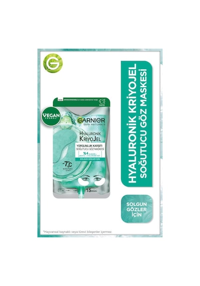 Garnier Hyaluronik Kriyojel Yorgunluk Karşıtı Soğutucu Göz Maskesi
