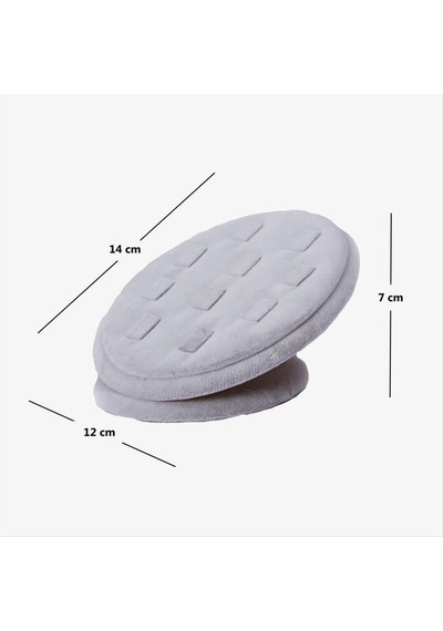 Oval Anfora Kumaş Kaplamalı Yüzük Standı