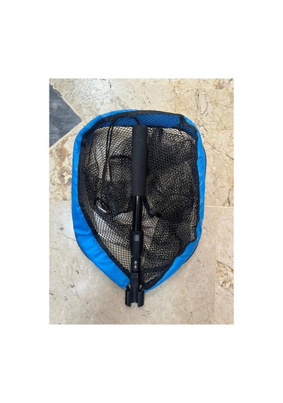 Lnd-26 40x30cm Kauçuk Tor 60cm Sap Katlanır Lrf Balıkçı Kepçesi