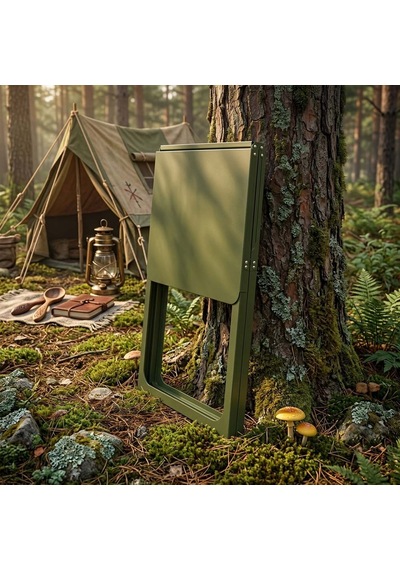 Fiways Axıs V2 Xl Haki Metal Büyük Kamp Masası, 1mm Çelik Gövde, Katlanır Çantalı Outdoor Sehpa