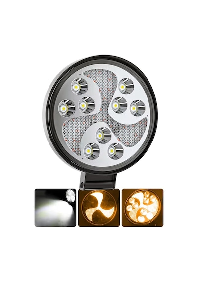 Bumerang X 11 Cm Angel Drl Dinamik Efektli Cree Led Projectör Çalışma Lambası Off Road Spot Sel