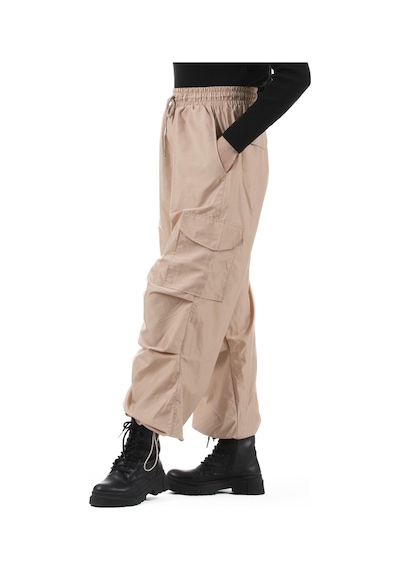 Sevitli Kargo Pantolon - Bej-1624-bej Bej