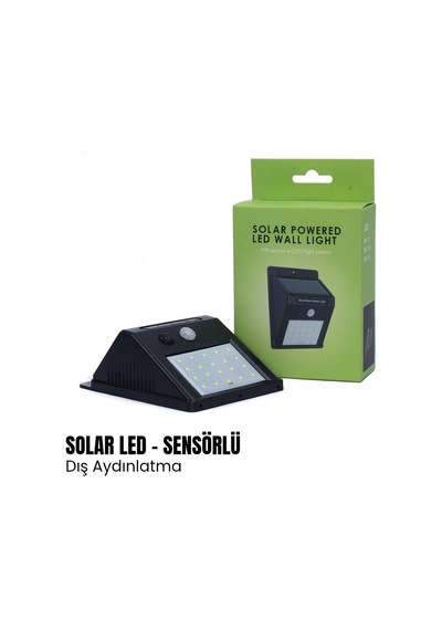 Shuıvan Led Aydınlatma Solar Güneş Enerjili Gece Sensörlü - Beyaz Işık-1189