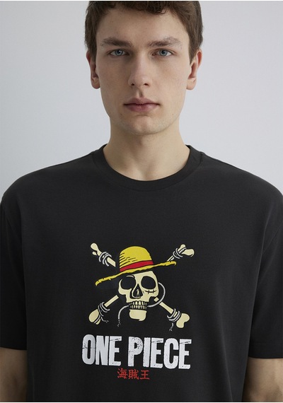 Mavi Loose Siyah Erkek T-shirt M0612662-70092 Siyah