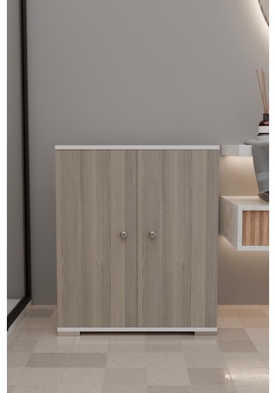 Şelale 3 Bölmeli Banyo Dolabı Deterjan Dolabı Banyo Rafı Cordoba Cordoba