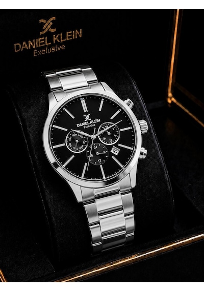 Daniel Klein Damat Ve Takım Elbiseye Özel 2 Yıl Garantili Çelik Kordon Erkek Kol Saati Vs.blkt.1175 Gümüş