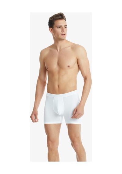 Blackspade Erkek Modal Elastan Boxer Silver 9313 - Beyaz Beyaz