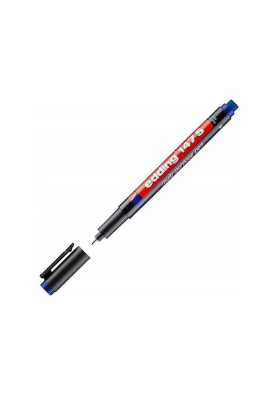 Edding 147 S Silgili Asetat Kalemi 0.3 MM Mavi