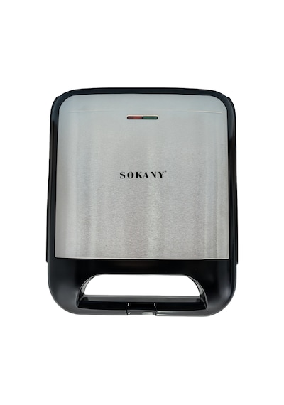 Sokany SK-08053 1200 W Yapışmaz Plakalı Dikey Saklanabilir Mini Tost Makinesi