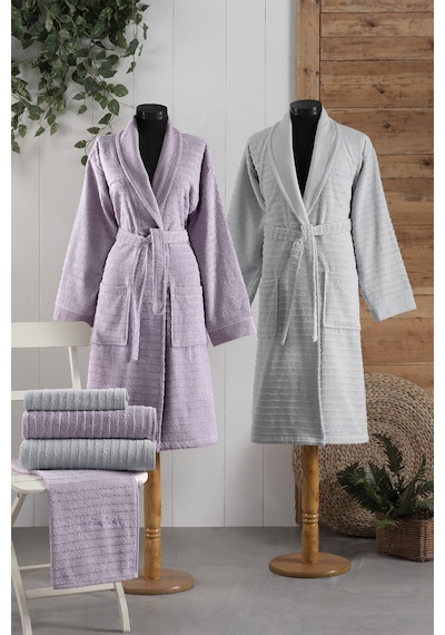 Pierre Cardin Wave Soft Aile Seti Lila - Gri