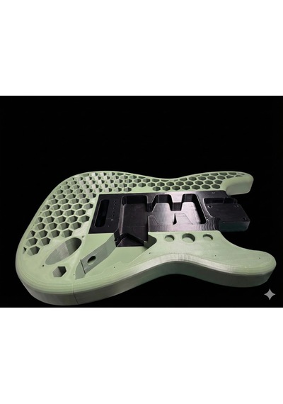 Özel Tasarım 3d Baskı Stratocaster Gitar Gövdesi