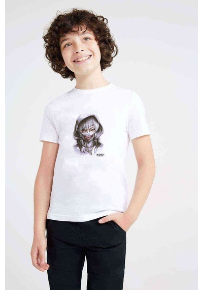 Tshirthane Anime Tokyo Ghoul Anteiku Baskılı Unisex Çocuk Beyaz T-Shirt (534791042)