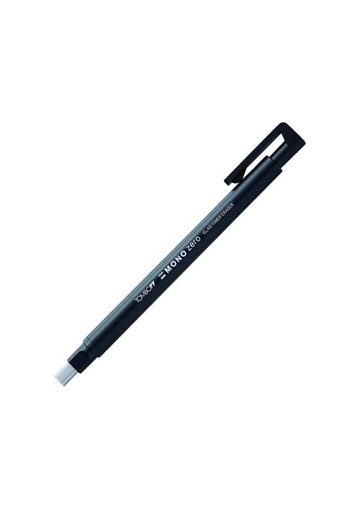 Tombow Mono Zero Kalem Silgi Yassı Uç Siyah 2.5X5 Mm