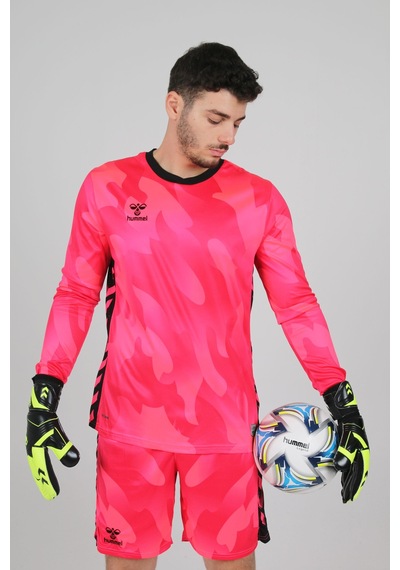 Hummel Elegance Profesyonel Kaleci Forması Nar Çiçeği