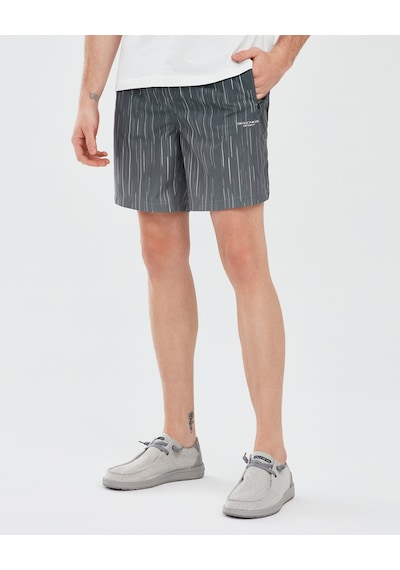 Skechers Swimwear M 7 Inch Swimshort Erkek Siyah Deniz Şortu S241141-001 Siyah