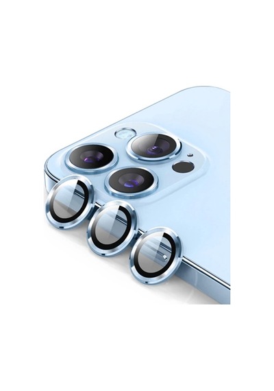 Ally İphone 13 Pro -13 Pro Max 3d Metal Çerçeveli Kamera Lens Koruyucu- 5775 Mh-hs1853-2098