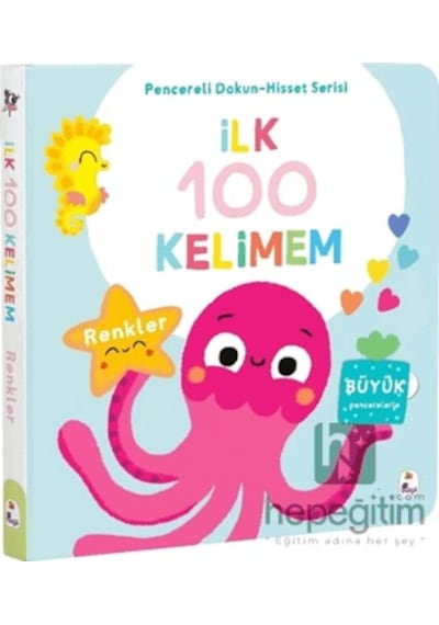 İlk 100 Kelimem Renkler Pencereli Dokun-hisset
