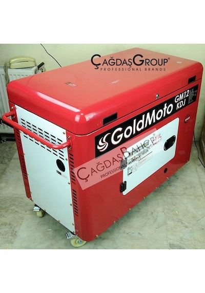 GoldMoto GM12KTDJ Dizel Marşlı Kabinli Jeneratör 12 KW Trifaze