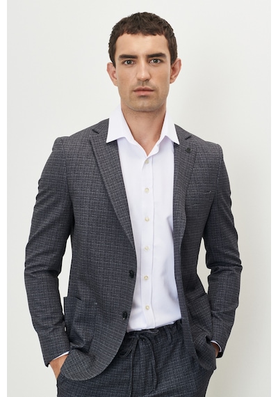 AC&Co / Altınyıldız Classics Erkek Antrasıt Ekstra Slim Fit Dar Kesim Mono Yaka Desenli Takım Elbise - Antrasıt Antrasit AC&Co / Altınyıldız Classics Erkek Antrasıt Ekstra Slim Fit Dar Kesim Mono Yaka Desenli Takım Elbise - Antrasıt Antrasit