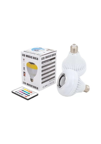 Hubrendy Sh Powermaster Bluetooth Müzik Çalar + Kumandalı Rgb Led Ampul Om-30