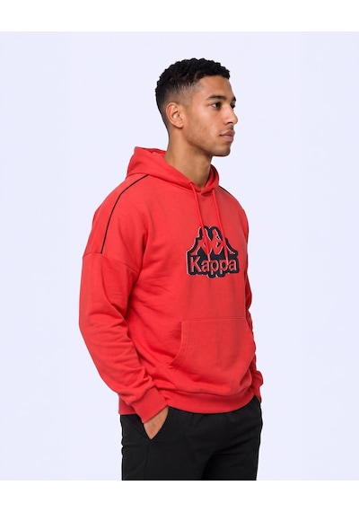 Kappa Logo İrente Tur Erkek Koyu Turuncu Regular Hoodie