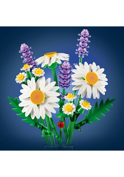 LEGO® Botanicals Papatyalar 11508 - 9 Yas ve Üzeri Çocuklar için 3 Büyük Papatya Içeren Yaratici Oyuncak Yapim Seti (133 Parça)