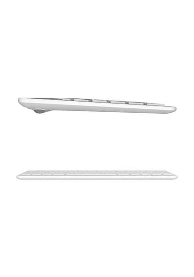 Lecoo, Bk100 Bluetooth V3.0 Çoklu Cihaz Uyumlu Şarj Edilebilir Kablosuz Beyaz Türkçe Q Klavye