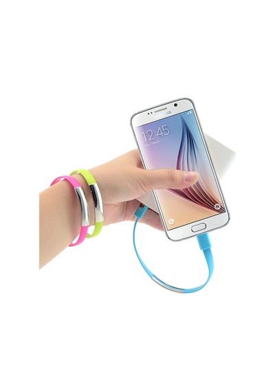 Samsung Uyumlu Sony Lg Htc Asus General Mobile Micro Usb Şarj Data Kablo (533631701)-Mavi