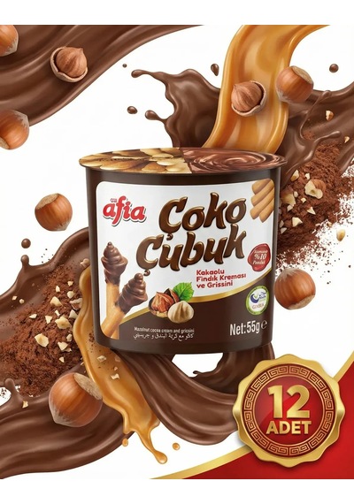 Afia Çoko Çubuk 12x55 Gr