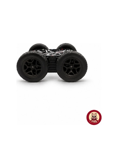 Oyuncak Led Işıklı 360 Akrobat Uzaktan Kumandalı Araba Şarjlı 4x4 Off Road Dublör Oyuncak Araba Siyah