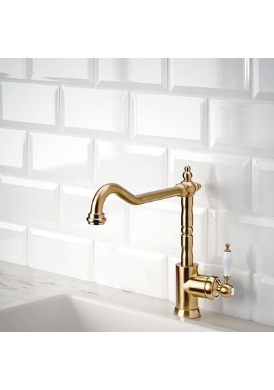 Ikea Glıttran Eviye Bataryası, Pirinç Rengi, 28 Cm