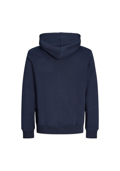 Jack & Jones Jjrush Erkek Kapüşonlu Sweatshirt Rahat Günlük Pamuklu Lacivert
