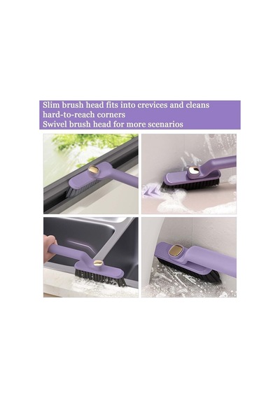 Çok Amaçlı Sert Kıllı Temizlik Fırçası Ergonomik Saplı Banyo Mutfak Fayans Temizleyici