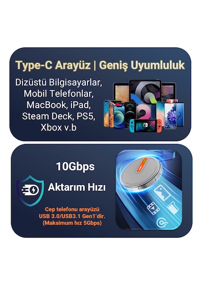 Jeyı Heart590 Manyetik M.2 2230 Nvme Ssd Kutusu - Magsafe-prores Kayıt-10gbps Usb 3.2 Gen2 Disk Kutusu
