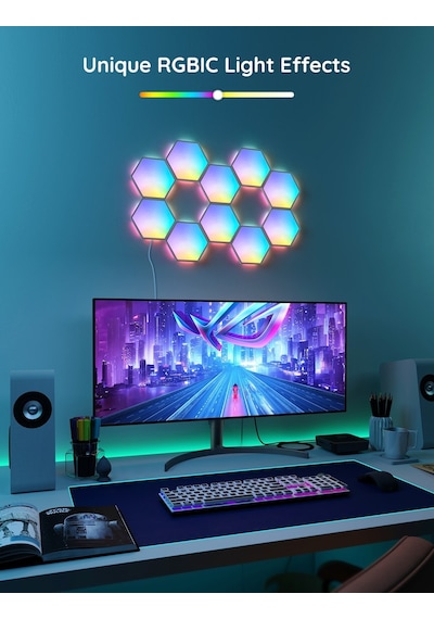 Govee Glide Hexa Light Panels Altıgen Işıklı Paneller