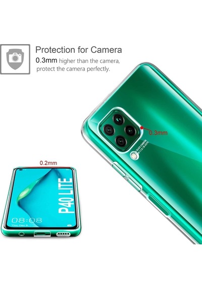 Huawei P40 Lite Kilif Premium Seffaf Silikon Kilif 544790414