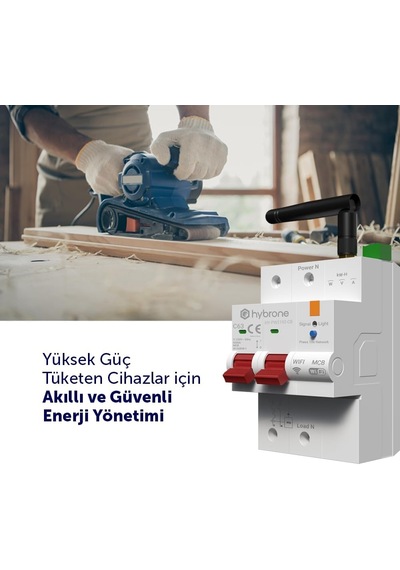 Akıllı Wi-fi Otomatik Sigorta, C Tipi 63a 2p, Akım Koruma Rölesi, 220v-240v