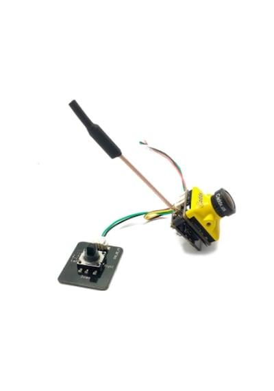 Fpv Kamera Old Black 16to9 5.8g 48ch Fpv verici 25/100/200/400mw