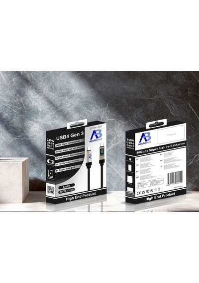 Apollobell Cch11-007 Usb4 Gen 3 Kablo