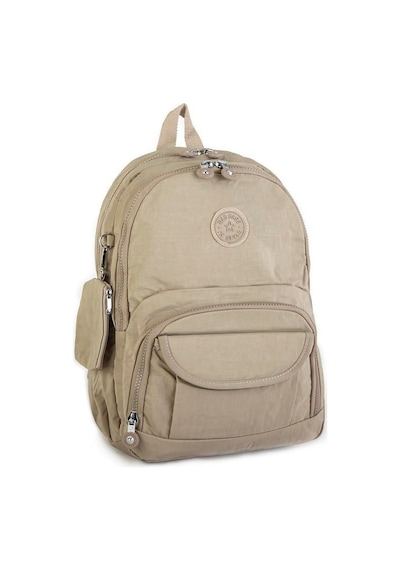 Nas Bag Kadın Sırt Çantası Zararlı Kimyasal İçermez Waterproof Vizon