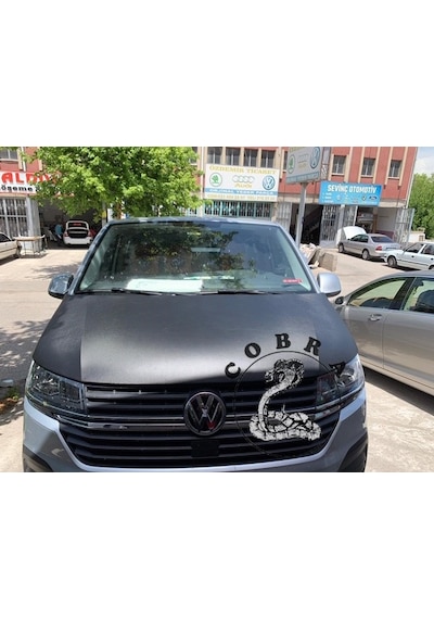 Volkswagen Transporter T7 2016-2021 Karbon Desen Kaput Maskesi