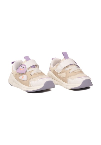 Cool Lila Cırtlı Desenli Anatomik Bebek Spor Ayakkabı Sneaker Dorian İa
