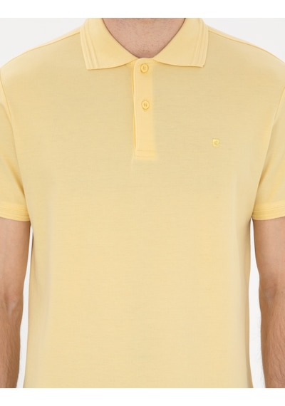 Pierre Cardin Erkek Açık Sarı Tişört Basic 50306448-vr004 Açık Sarı