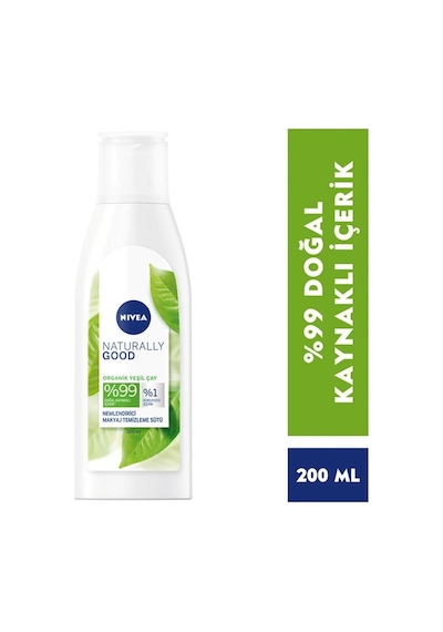 Nivea Organik Yeşilçay Özlü Makyaj Temizleme Sütü 200 ML
