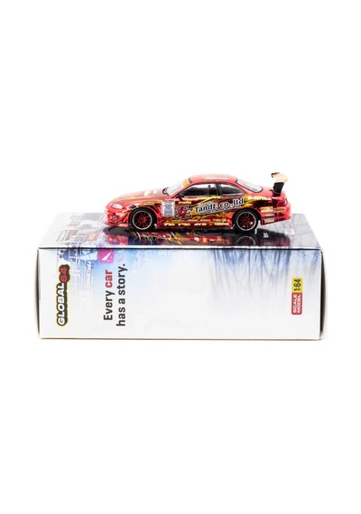 Tarmac Works 1/64 Vertex Ridge Te3006 Soarer Chrome Red - Tokyo Auto Salon 2026 Special Edition - Gl Çok Renkli