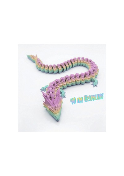 Atatug Premium Pastel Gökkuşağı Sürpriz Ejderha Yumurtası Seti - 40cm