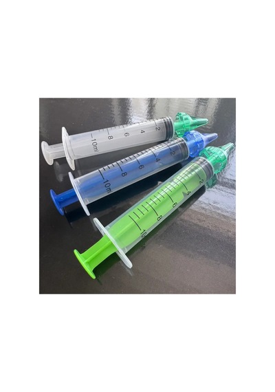 4 Parça 3 Delik Kulak Temizleme Söğürtü Seti, 10ml Manuel Kulak Burun Temizleme