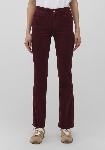 Mavi - Molly Bordo Kadife Pantolon 1013689467 Bordo
