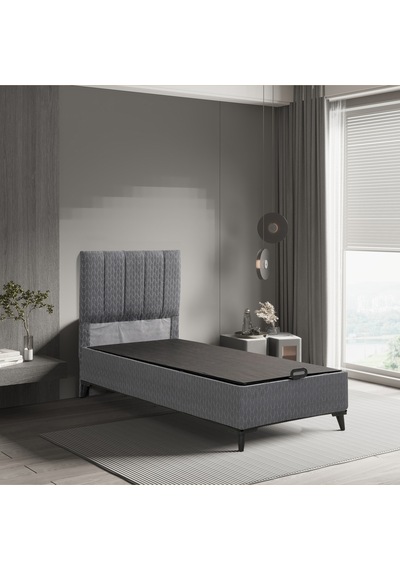Azra Yatak Luna Comfort Tek Kişilik Yatak Baza Başlık 3'lü Set